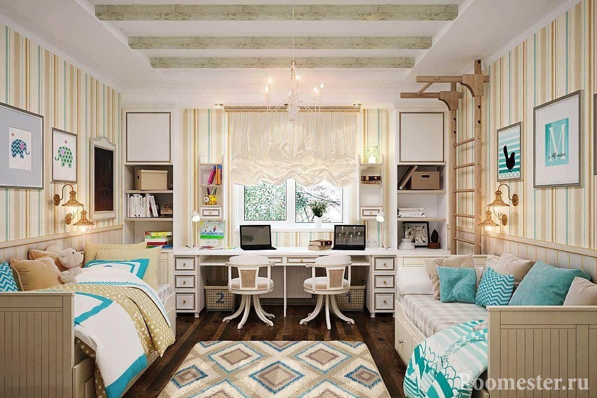 Dječja soba za dvoje heteroseksualne djece