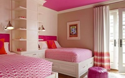Habitación infantil de interiorismo para dos niñas.