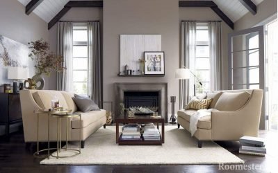Interior de sala de estar de estilo moderno - ideas para fotos