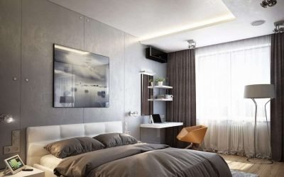 Diseño de dormitorio 13 sq. m - fotos interiores