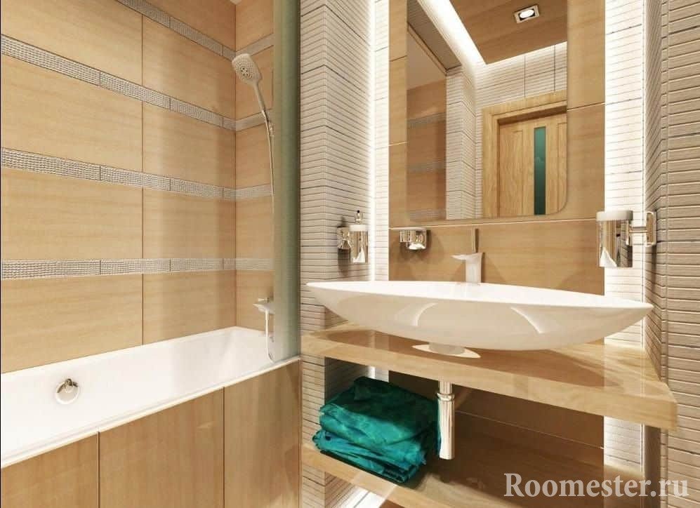 Hvordan man laver et badeværelse design i Khrushchev