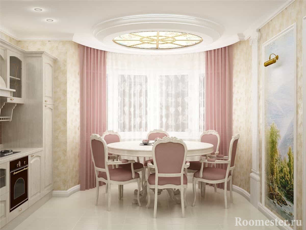 Blagovaonica u kuhinji s prorezom