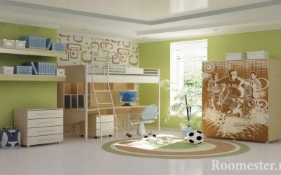 Diseño de una habitación para un adolescente - un niño (+35 fotos)