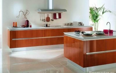 Diseño de cocina sin armarios superiores: ideas de almacenamiento, fotos interiores