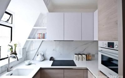 Diseño de cocina de un área pequeña (30 fotos reales)