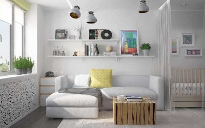 Diseño de un apartamento de una habitación con un niño - foto interior
