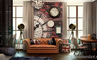 Estilo grunge en el interior