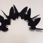 Pega mariposas en el contorno