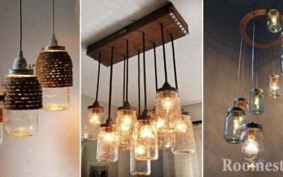 Decoración de vidrio y lata de bricolaje