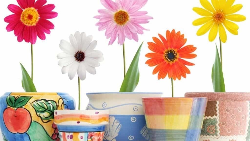 DIY blomsterpotte dekorasjon