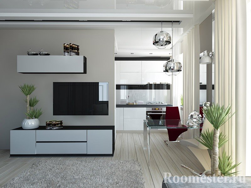 Design to-værelses Khrushchev