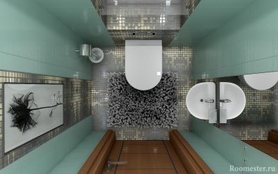 Diseño de inodoro contemporáneo