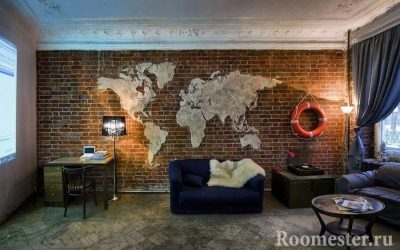 Estilo loft en el interior: bohemio e impactante.