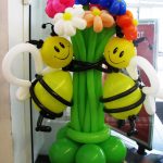 Abejas en flor