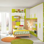 Habitación blanca-verde