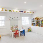 Rincón creativo para dos niños.