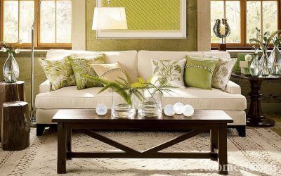 Ecostyle en el interior de un apartamento y una casa.
