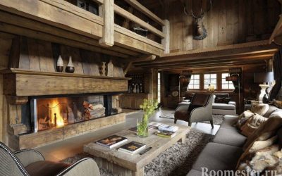 Interior estilo chalet: ejemplos de diseño en una casa y apartamento