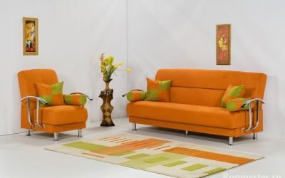 Color naranja en el interior: combinaciones y opciones de diseño.