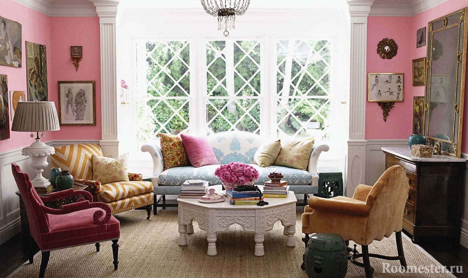Color rosat a l’interior Color rosat a l’interior