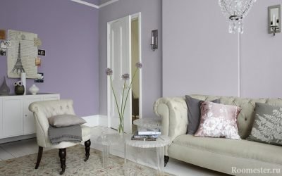 Color lila y sus combinaciones en el interior - 25 ideas ideas