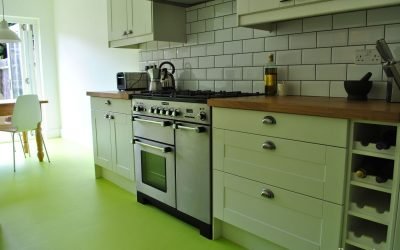 Diseño de cocina verde