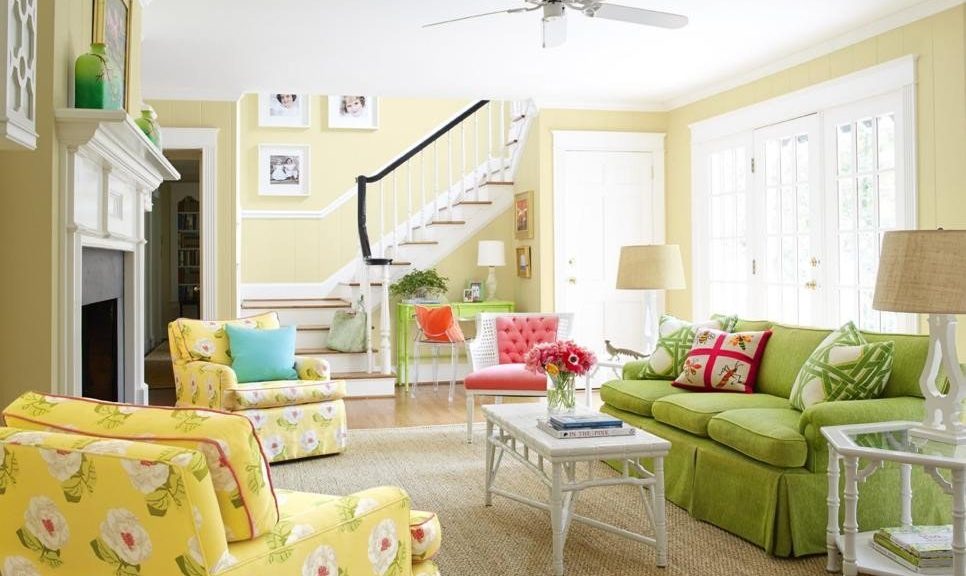 Color groc a l’interior