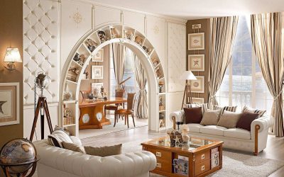 Arcos decorativos en el interior