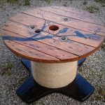 Decoración de mesa de bobina eléctrica