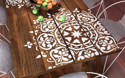 Decoración de la mesa de bricolaje