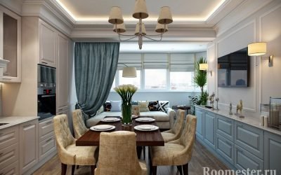 Diseño de cocina con balcón - 25 ideas