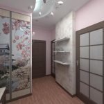 Paisaje japonés en la pared