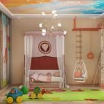 Cama con dosel