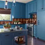 Muebles de cocina en azul
