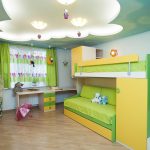 Decoración del techo con pladur para habitación infantil.