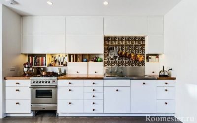 Diseño de cocina 15 sq. m. - elija la opción adecuada