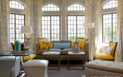 Cortinas de diseño para el salón - ideas y ejemplos
