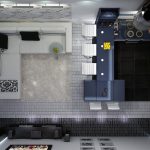Zonificación de habitaciones estrechas