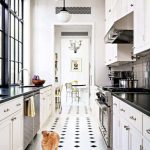 Cocina muy larga