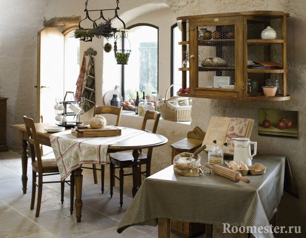 Diseño de cocina en estilo provenzal