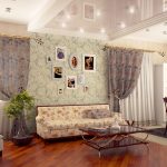 Papel pintado para el interior al estilo provenzal
