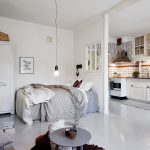 Estilo escandinavo en un estudio