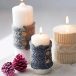 Velas en ropa de punto
