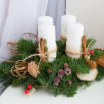 Velas en una corona