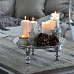 Velas en la mesa