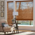 Cortinas de bambú translúcidas