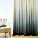 Cortinas de color degradado.