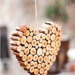 Corazón hecho de palos