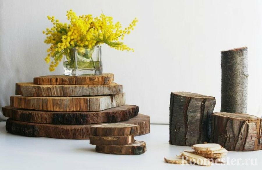 Skær træ i det indre