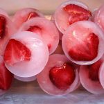 Hielo Congelado con Fresas